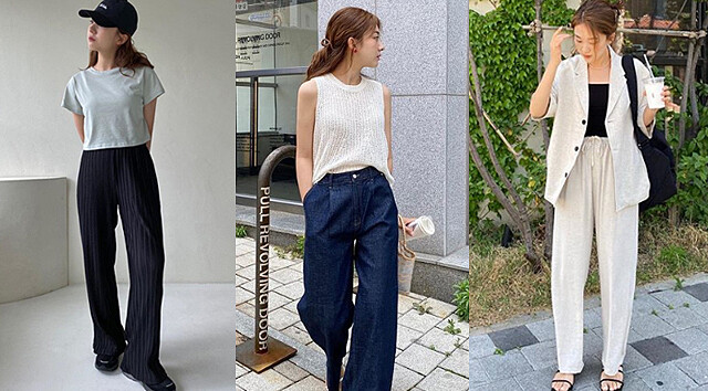 ※ 避開合身貼腿的褲款，那只會讓你的蘿蔔腿原形畢露！