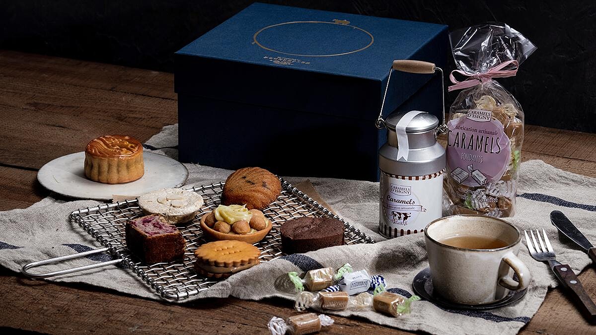 中秋限定！深夜裡的法國手工甜點Ｘ依思尼首推中秋禮盒，吃得到焦糖法式甜點、大稻埕李亭香月餅