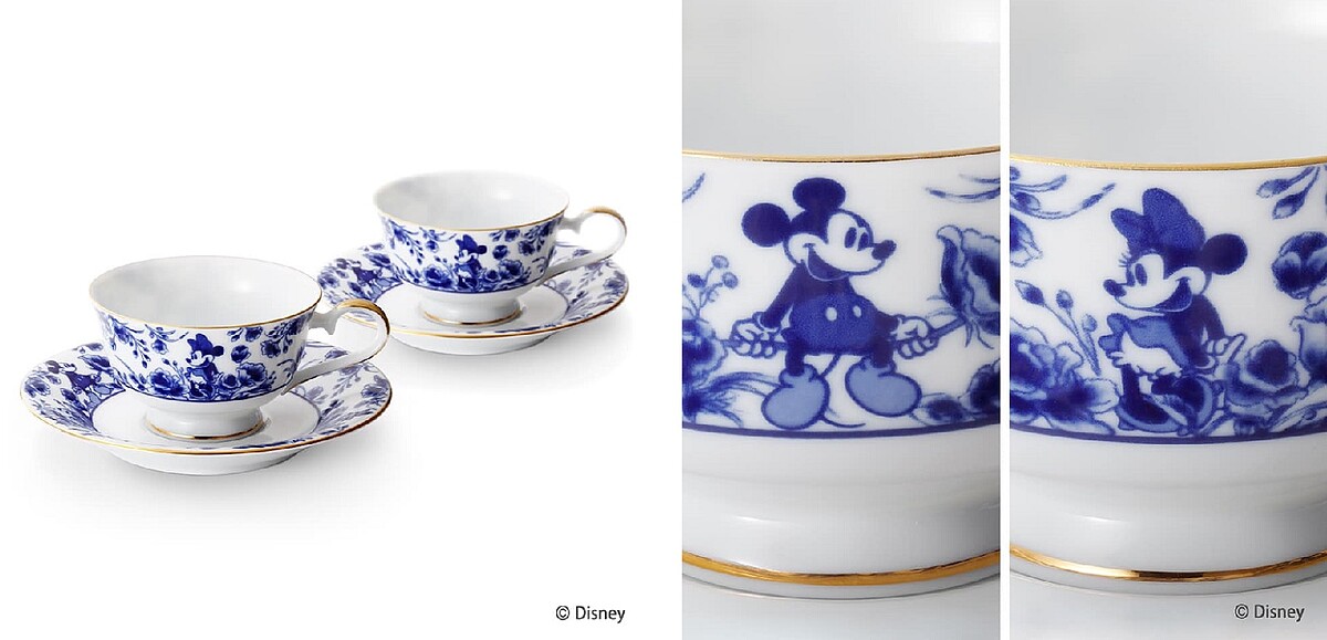 Mickey & Minnie Pair Cup and Saucer，NT1,800
