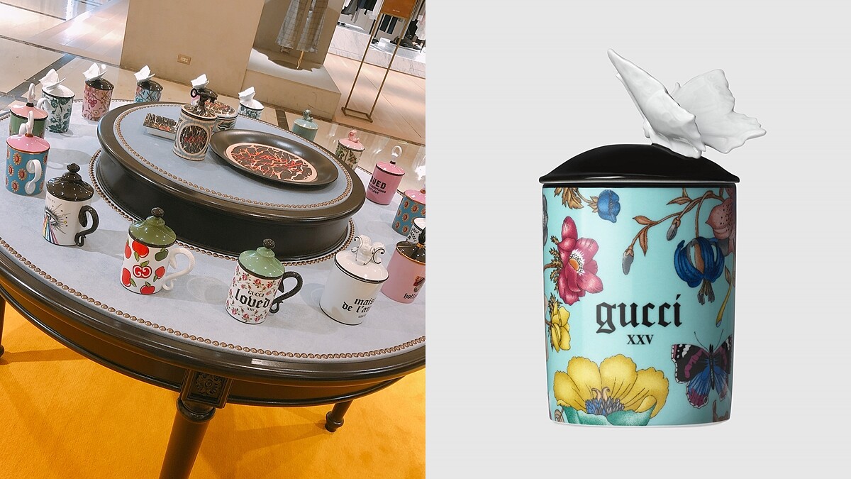 Gucci Decor 香氛蠟燭美得像藝術品！百年陶瓷瓶身配上彩繪圖案，迷死香氛控，最熱賣款式推薦