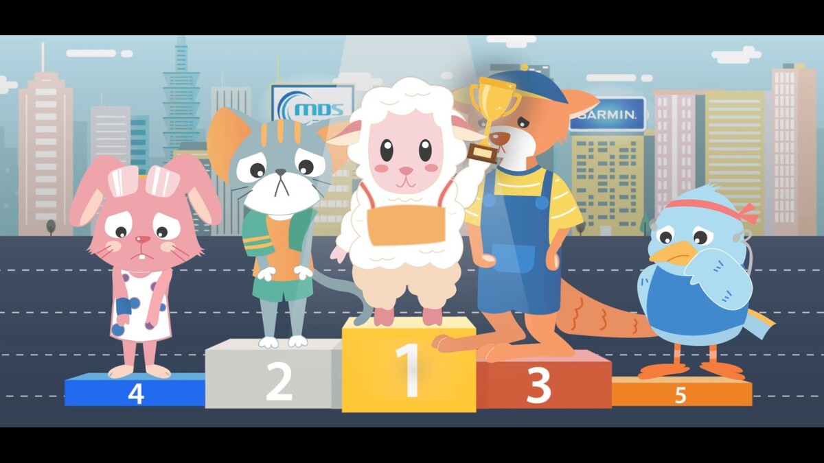 Burning!燃脂挑戰賽!遊戲得獎畫面 &ndash; 三商電腦提供