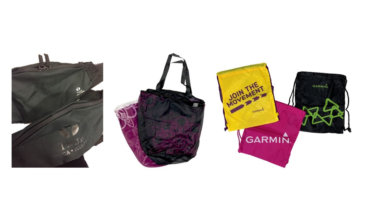 TRUE YOGA‧FITNESS運動腰包 / 多功能隨身袋, Garmin多功能束口袋 - TRUE YOGA‧FITNESS及Garmin 提供