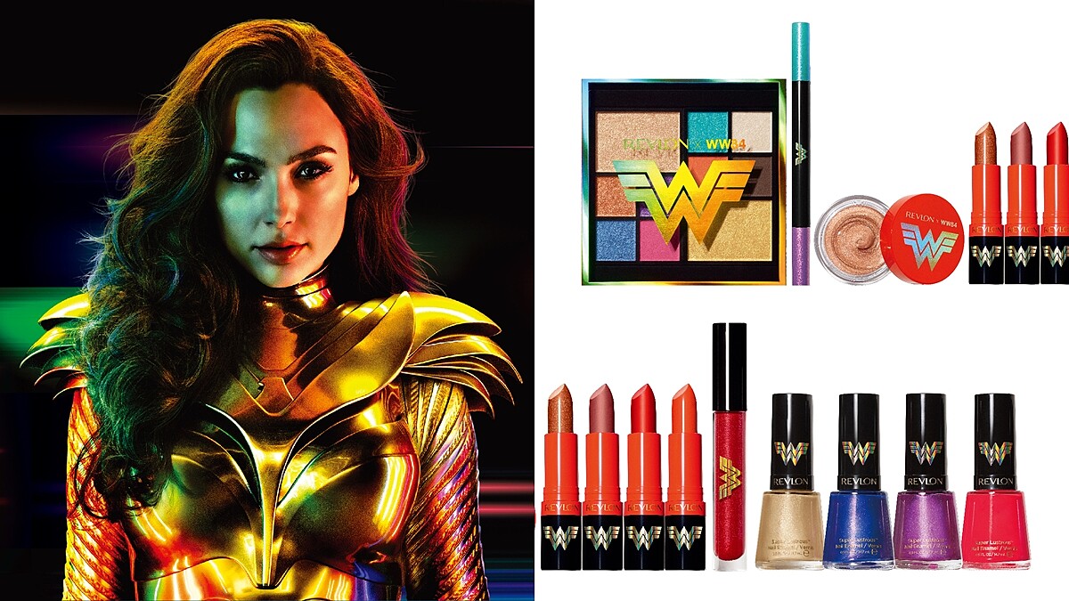 露華濃 X 神力女超人1984聯名彩妝，滿額贈送的神盾鏡連蓋兒加朵都愛用