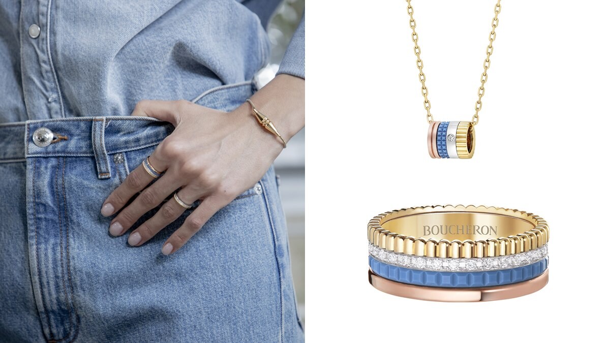 Boucheron Quatre系列推出新材質！百搭又時髦，珠寶控與丹寧控必須收