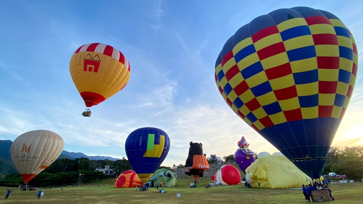 「2020臺灣國際熱氣球嘉年華」現場美景