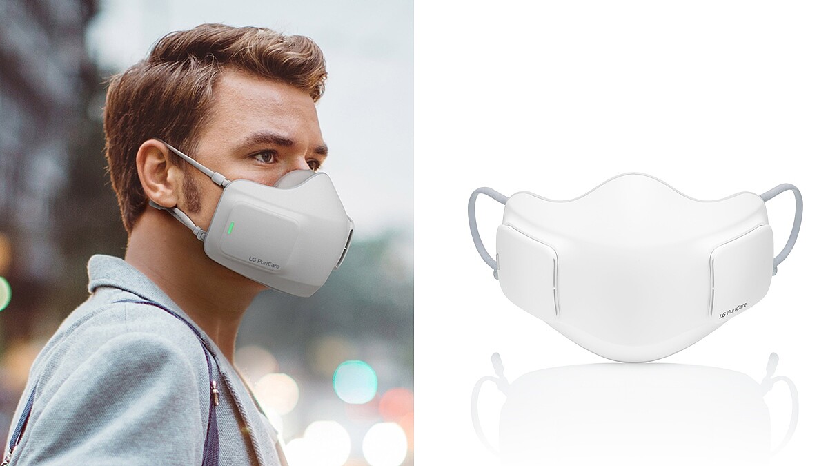 LG「口罩型空氣清淨機」即將問世！內建濾網與風扇、可用長達8小時，隨時享有乾淨空氣