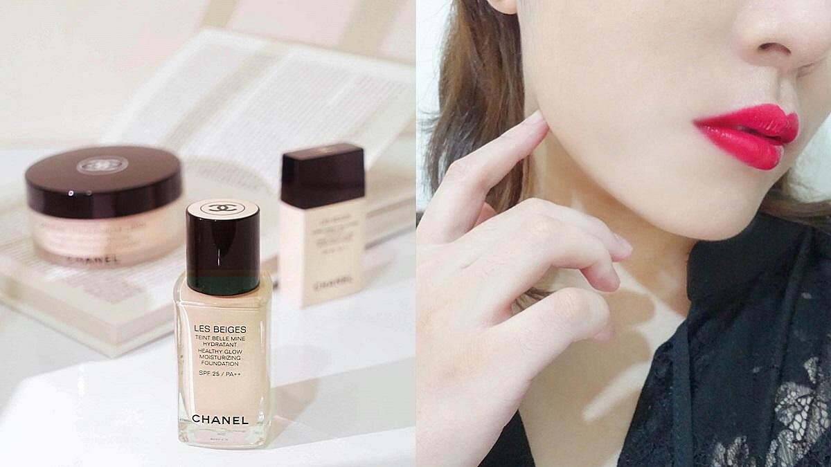 M編人生必推小香恆潤裸光水慕絲粉底，一抹就有法式裸妝，再加碼小香底妝123技法，美肌渾然天成超自然