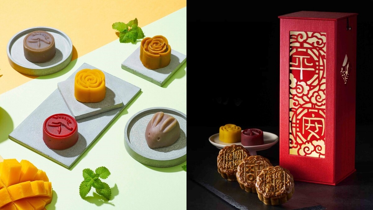 （左）「彩月禮盒」售價680元、（右）「祈月禮盒」售價1580元