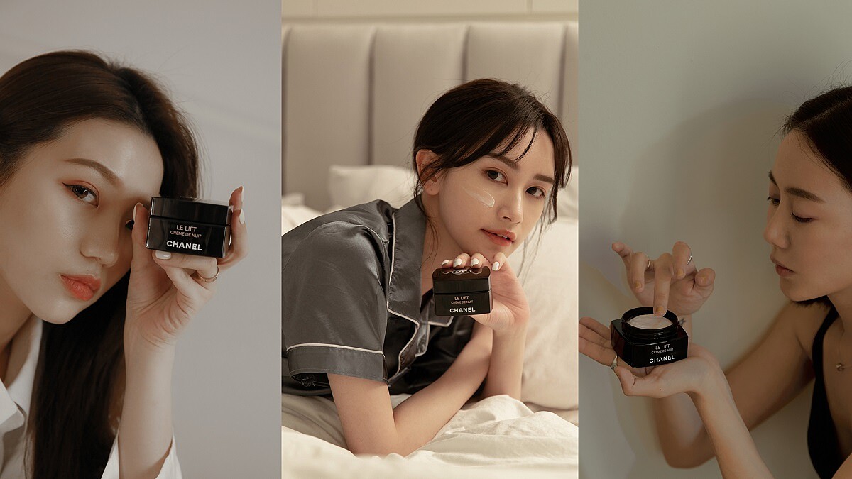 她們都愛香奈兒夜間微導霜KEEP光澤美肌！對屏屏、大力、COS來說，每天都是最好的自己！