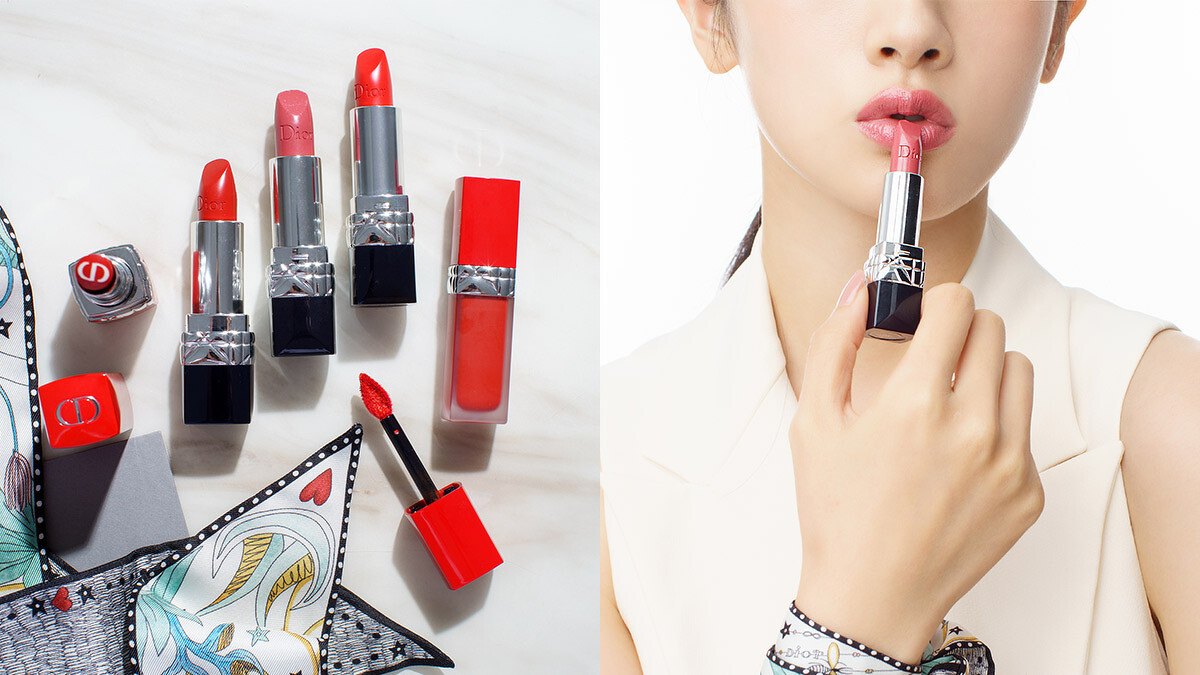 迪奧Mitzah絲巾可繫在手腕，輕鬆綁於頸部，甚至當作時尚的頭飾，讓時髦品味大幅提升。