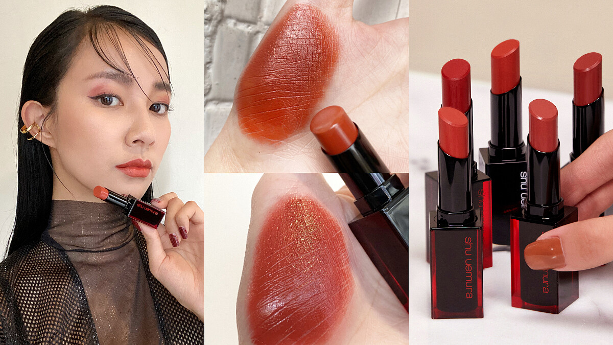植村秀必收色「木質棕紅」有如唇膏界美白針！BR784、BR783、OR589這些口紅色號請筆記，連渡邊直美都愛