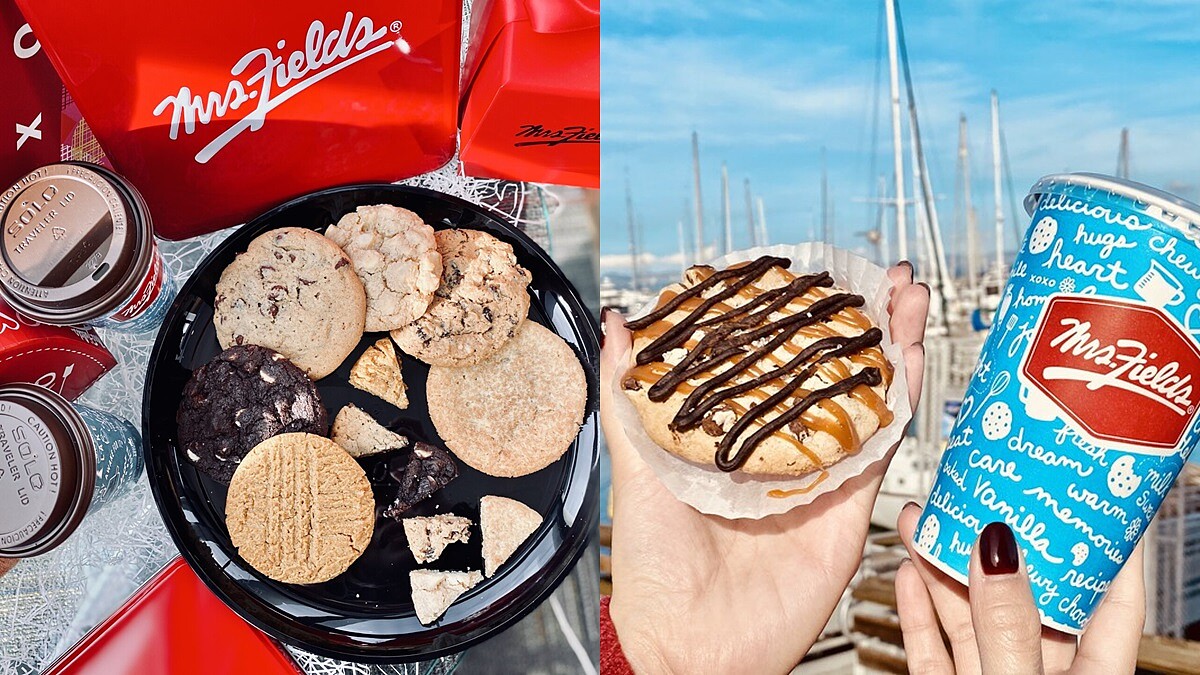 此生必吃！Mrs. Fields美國經典餅乾插旗台北東區，香甜酥軟口感，每一口都是甜蜜滋味