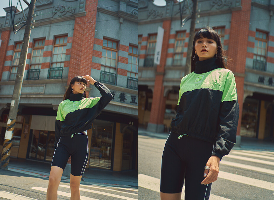 流行系列Evide風衣外套，NT2,780、流行系列PUMA QUEEN 短褲，NT1,780