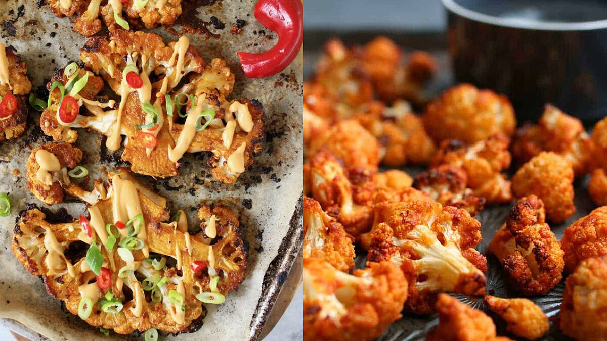 零難度減脂餐來啦！無油烤花椰菜 好吃不胖！