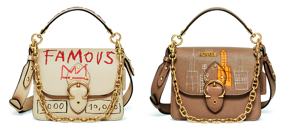 Coach x Jean-Michel Basquiat聯名系列Beat 手袋，各NT25,800。