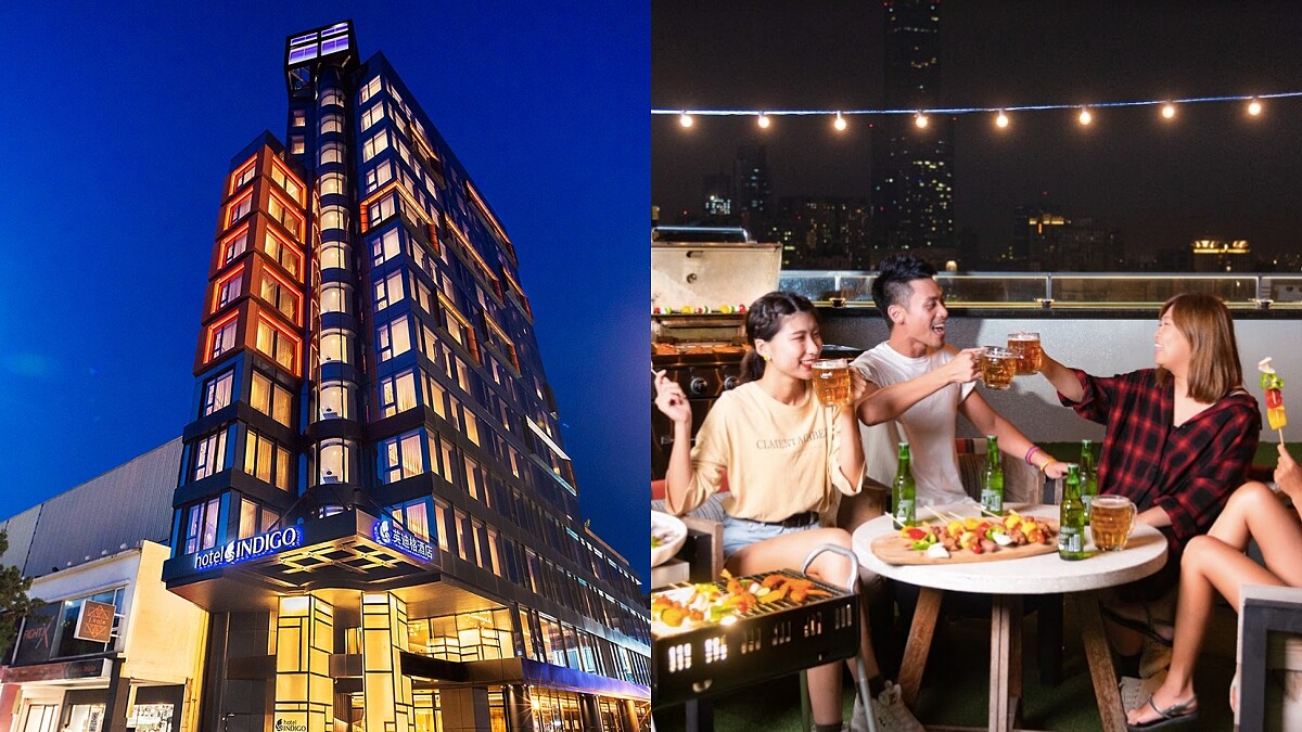 中秋節聚會首選！高雄英迪格酒店「高空烤肉趴」回來了，澎湃海陸食材、3款限定調酒，配港都夜景太Chill