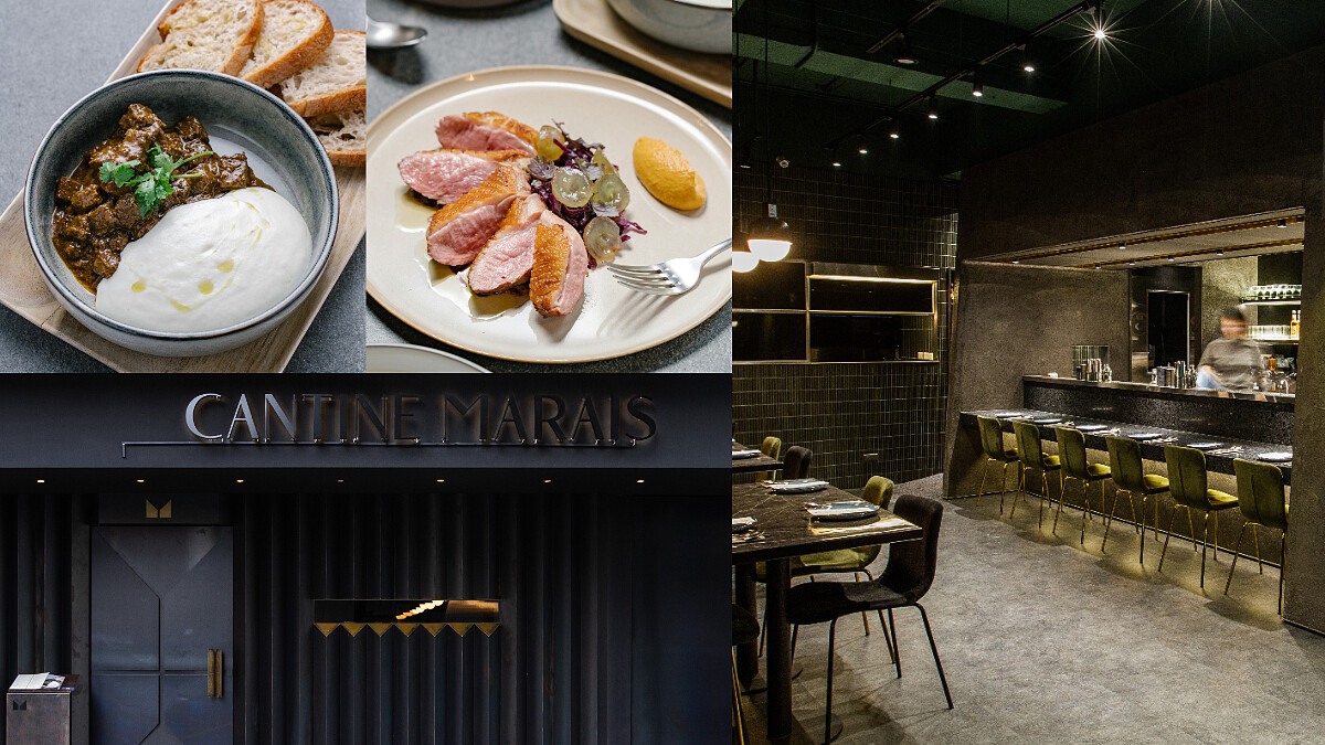 【東區美食】《瑪黑餐酒》Cantine Marais，東區敦南的黑潮美學餐酒館，享受高質感的平價台法混血料理
