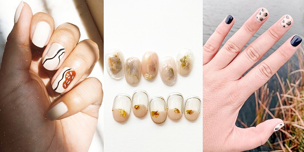 2020秋冬必追美甲趨勢：暈染流金、簡約動物紋、抽象派彩繪，15款指彩範本推薦！