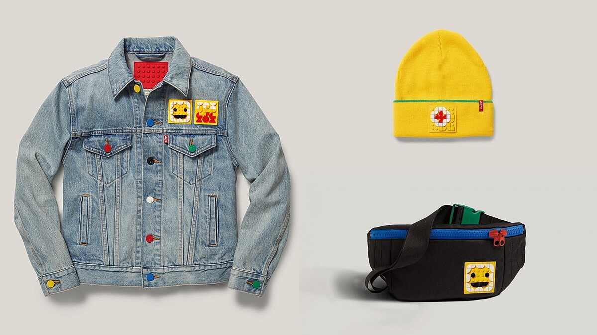 呼叫樂高迷！Levi's聯手Lego打造丹寧外套、牛仔褲、腰包、毛帽...又萌又實穿的聯名系列