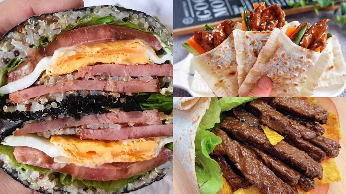 隨手拿隨時吃！黑椒雞柳口袋餅、藜麥火腿蔬菜飯糰、低脂嫩牛肉捲 3道美味手拿捲讓你愈吃愈瘦！