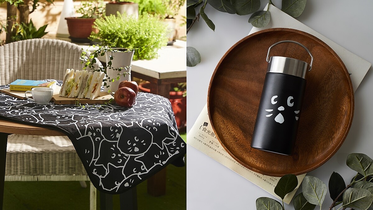 誠品生活週年慶推出「黑貓NYA-」野餐墊、保溫杯！還會進駐全台首家黑松沙士bar、首度舉辦封館夜派對