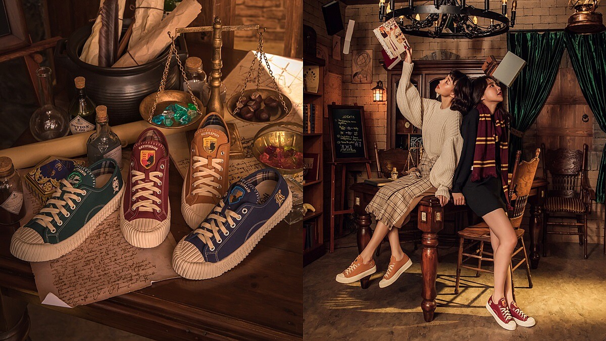 麻瓜開學了！Grace Gift首度推出Harry Potter聯名系列，餅乾鞋、穆勒鞋、帆布袋…6大品項總整理