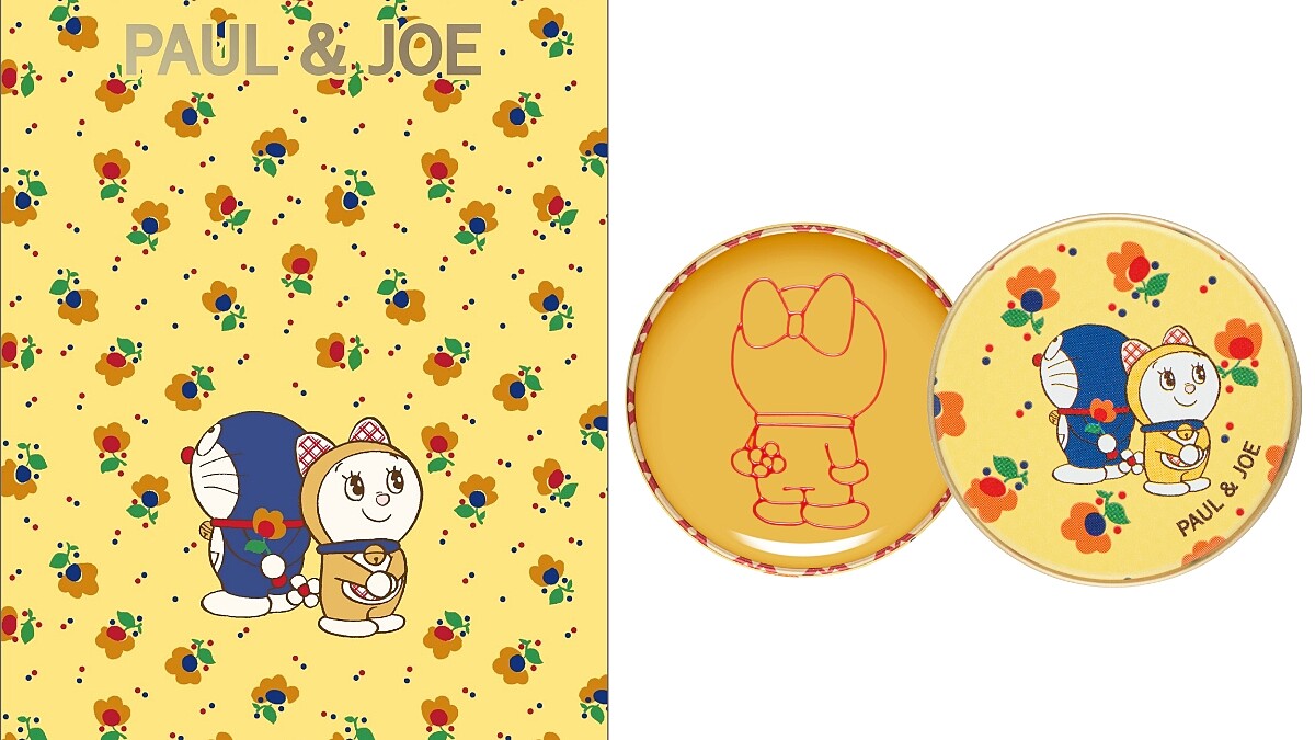 哆啦A夢50週年！PAUL &amp;amp; JOE再推聯名系列，這次連哆啦美都加入，護唇膏還是她最愛的哈密瓜麵包口味