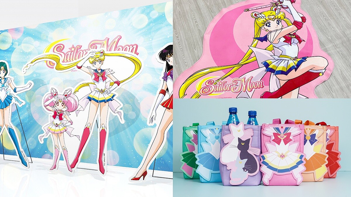 美戰迷注意！「美少女戰士-綺麗魅影快閃店」插旗台中中友，必買18款限量週邊，還有2米高上弦月超好拍