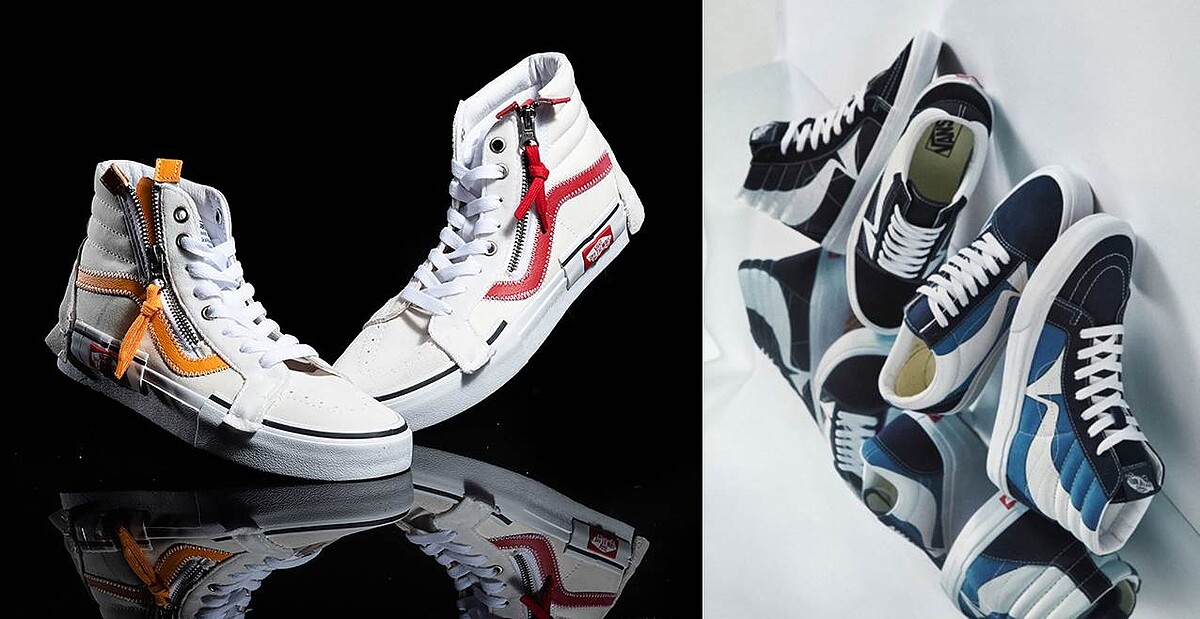 VANS SK8-Hi CAP解構系列新作(亞洲限定配色)，共二色，NT2,780、VANS WARP SK8-HI，共二色，NT2,580。
