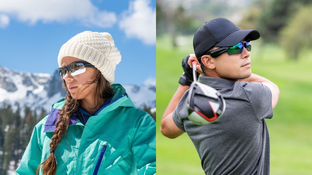 運動款太陽眼鏡以全新材質製作，售價8500元