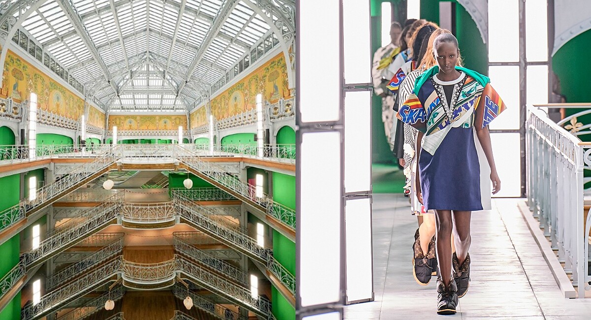 2021春夏巴黎時裝週|就是這麼霸氣!Louis Vuitton包下一整棟百貨公司,開演雌雄莫辨的時裝大秀