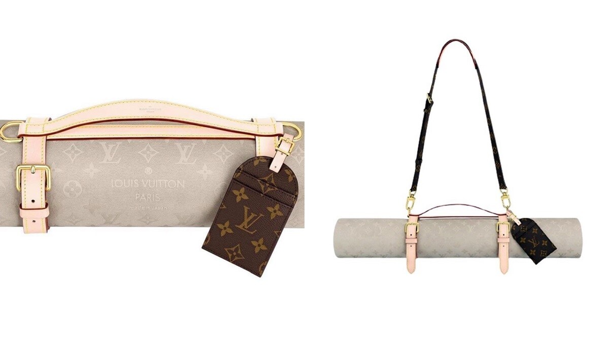 LV實在太狂!宅在家運動必備Monogram老花瑜珈墊,荷包不夠深千萬別點開