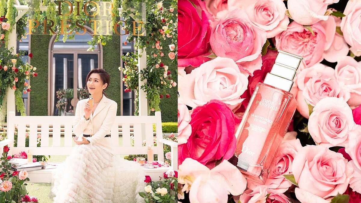 Selina已用掉10罐空瓶，盛讚「讓我的肌膚咕溜超柔嫩～」就是迪奧玫瑰微導精露，把握週慶必須手刀購入！