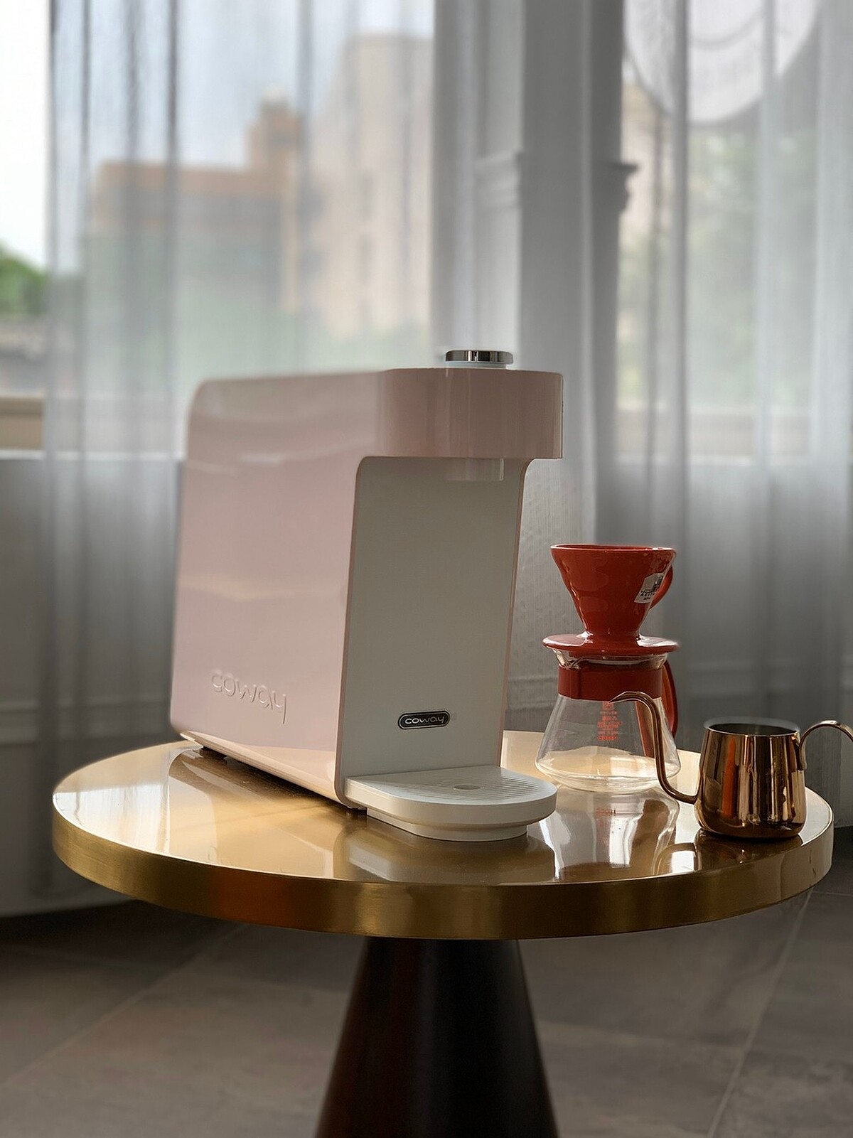 Coway奈米高效淨水器P-350N(居家小綠洲/嫩粉色)