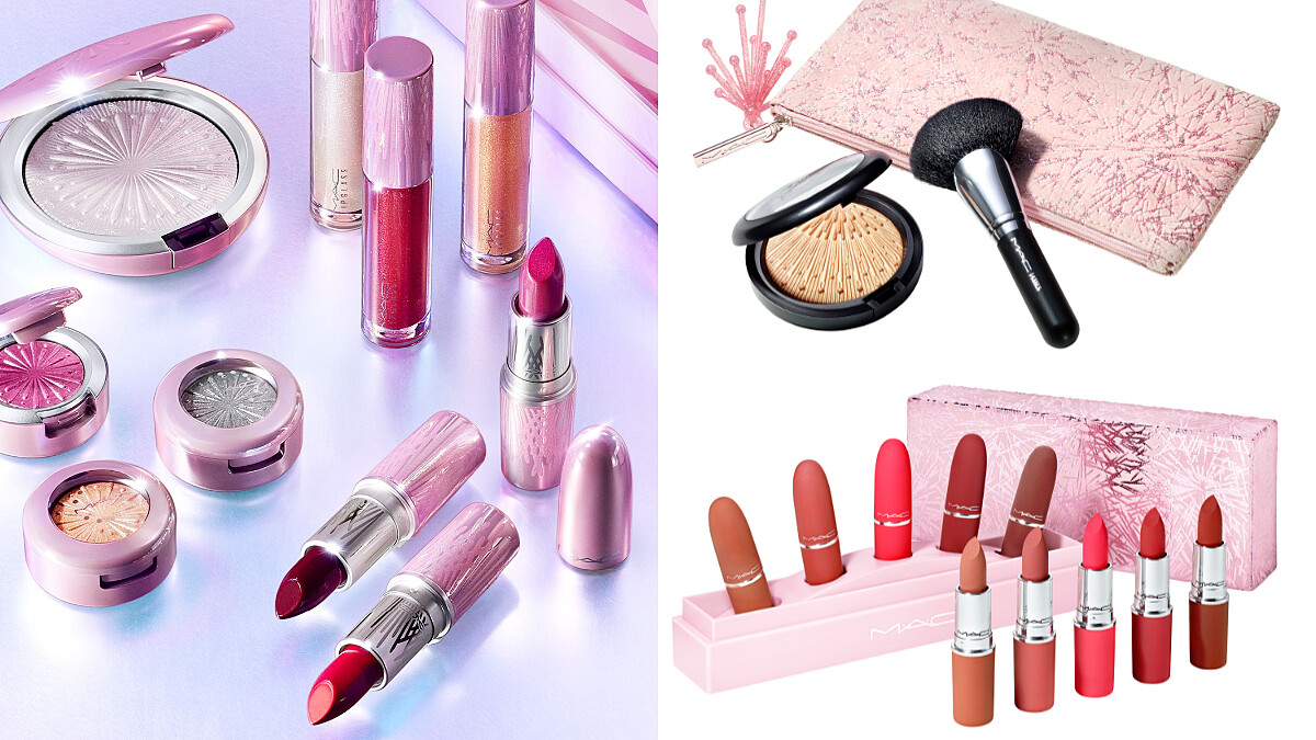 M.A.C 2020聖誕彩妝「冰燦煙花」子彈唇膏、打亮盤都變身超Bling粉色限定包裝！