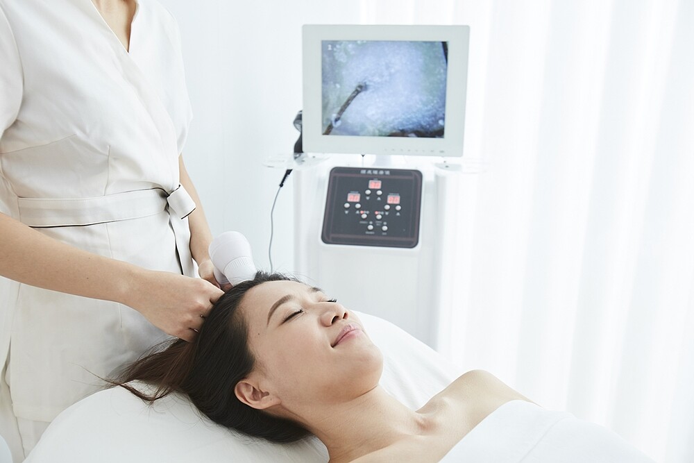 頭皮理療儀頭皮檢測。