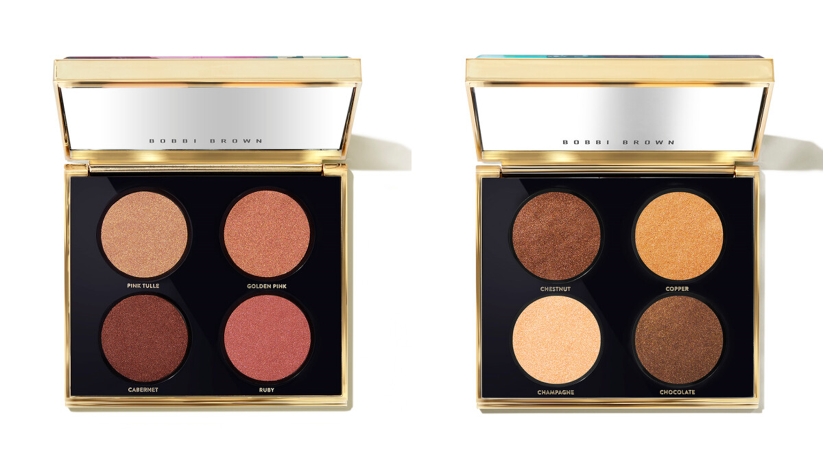 漫舞紐約4色眼彩盤，左：勃根地紅、右：薑餅可可