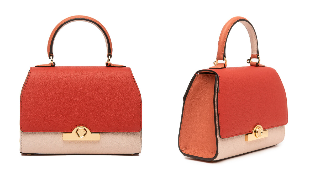 R&eacute;jane 23 荔枝紋小牛皮 23 x 9 x 16.5cm