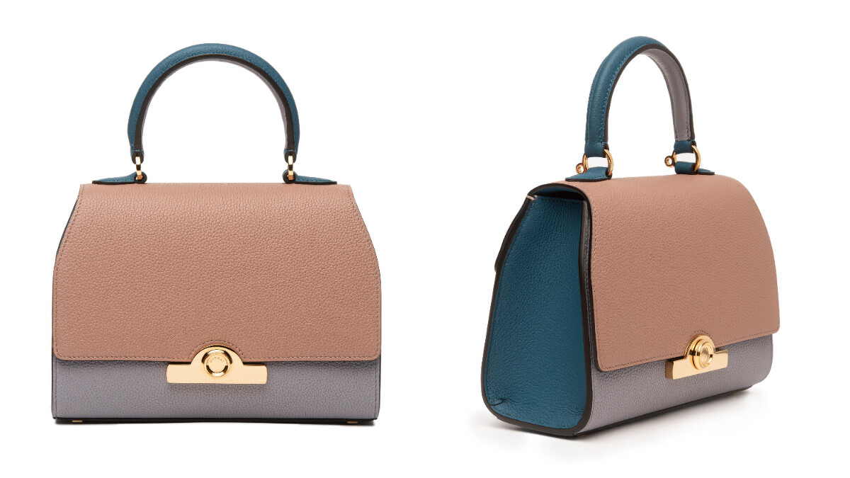 R&eacute;jane 23 荔枝紋小牛皮 23 x 9 x 16.5cm