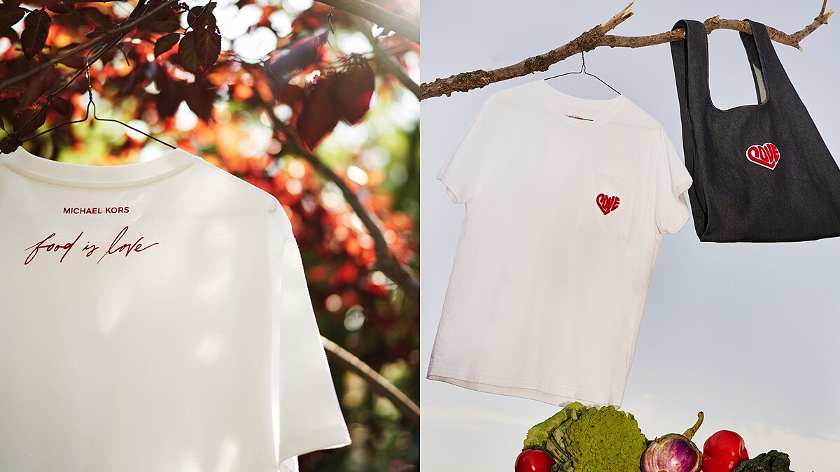 幫助兒童戰勝饑餓！Michael Kors打造Love愛心印花T恤、牛仔手提袋，展開Watch Hunger Stop慈善計畫