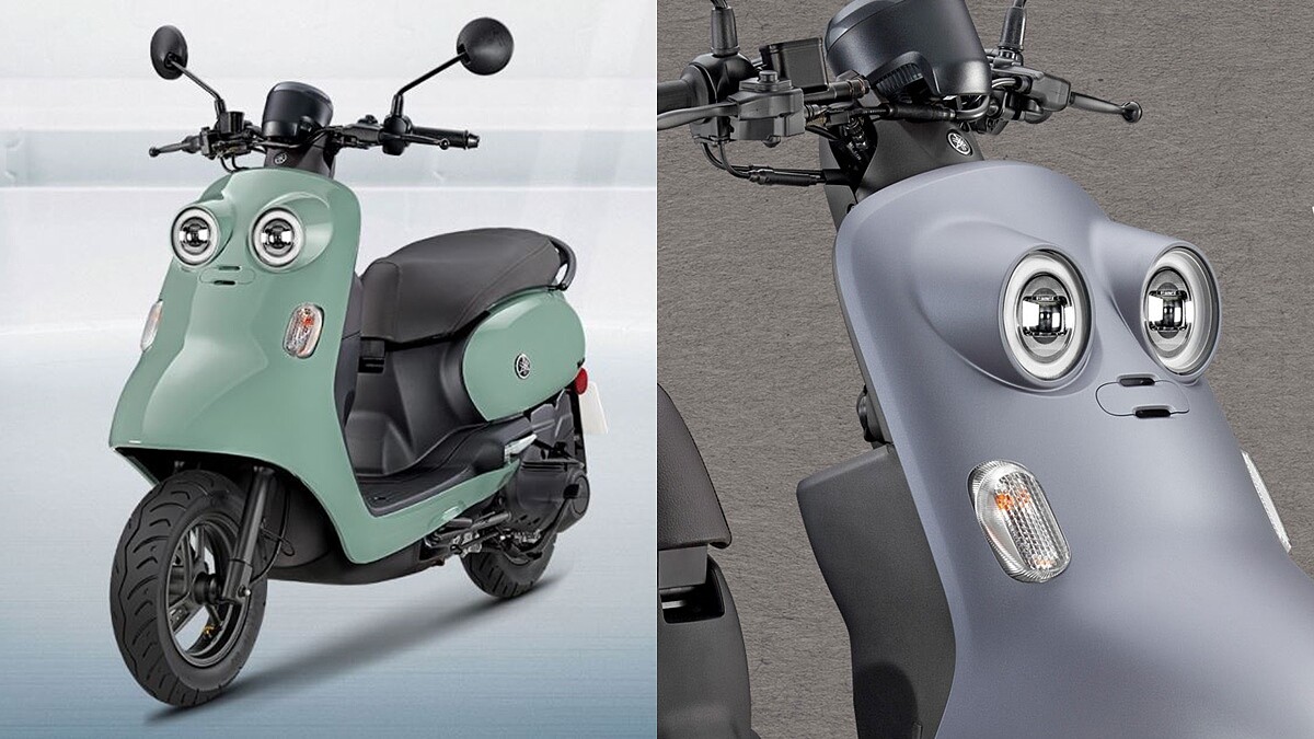Yamaha Vinoora超可愛新車報到!超萌大眼燈俏皮表情、復古綠及經典白配色,還有輕量車身連嬌小女能輕鬆駕馭