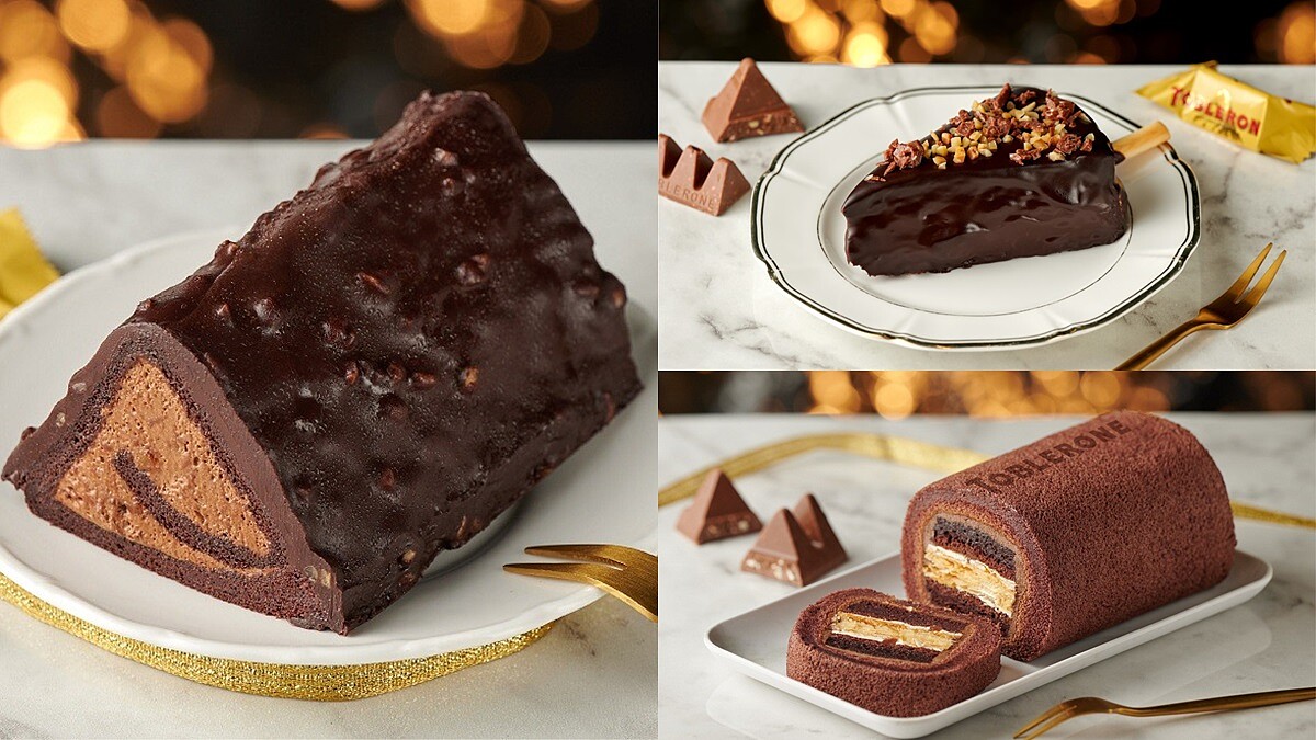 全聯和TOBLERONE瑞士三角巧克力首度聯名啦！經典三角形外觀、杏仁顆粒，打造6款超罪惡巧克力甜點