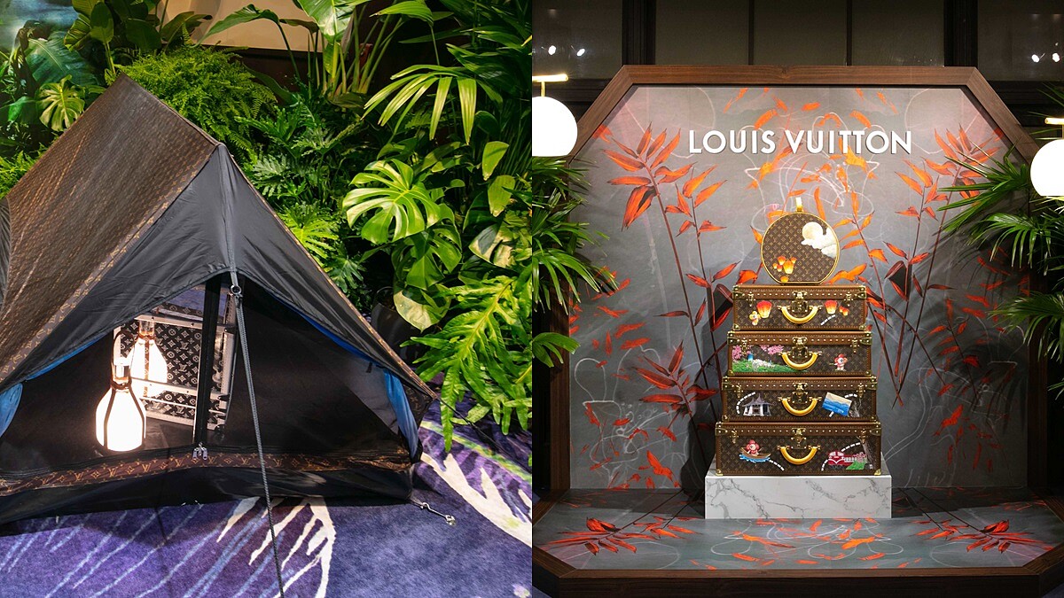 加入LV露營派對！夢幻Monogram老花帳篷就在路易威登Savoir Faire典藏作品展登場