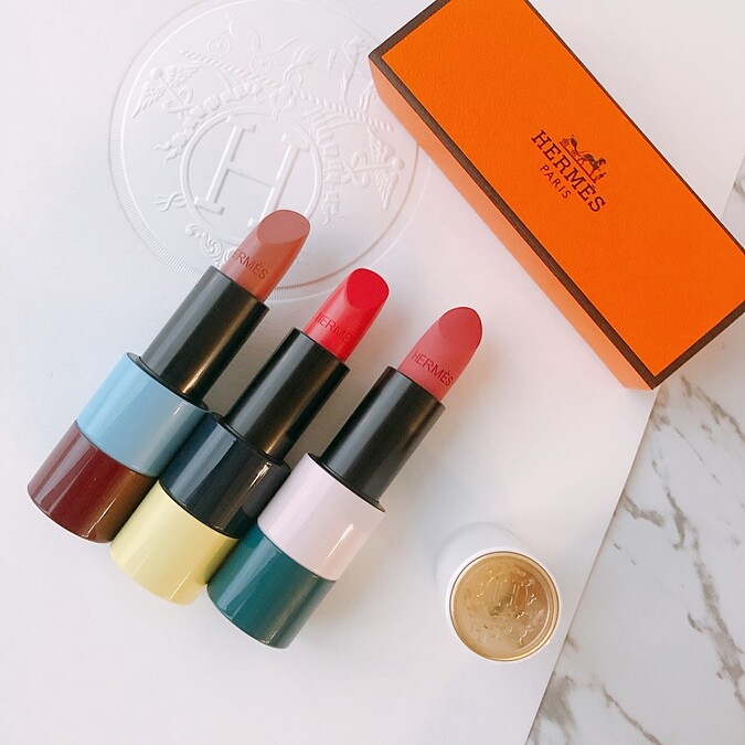 Hermes愛馬仕Rouge Hermès 2020秋冬限定色三色實拍。