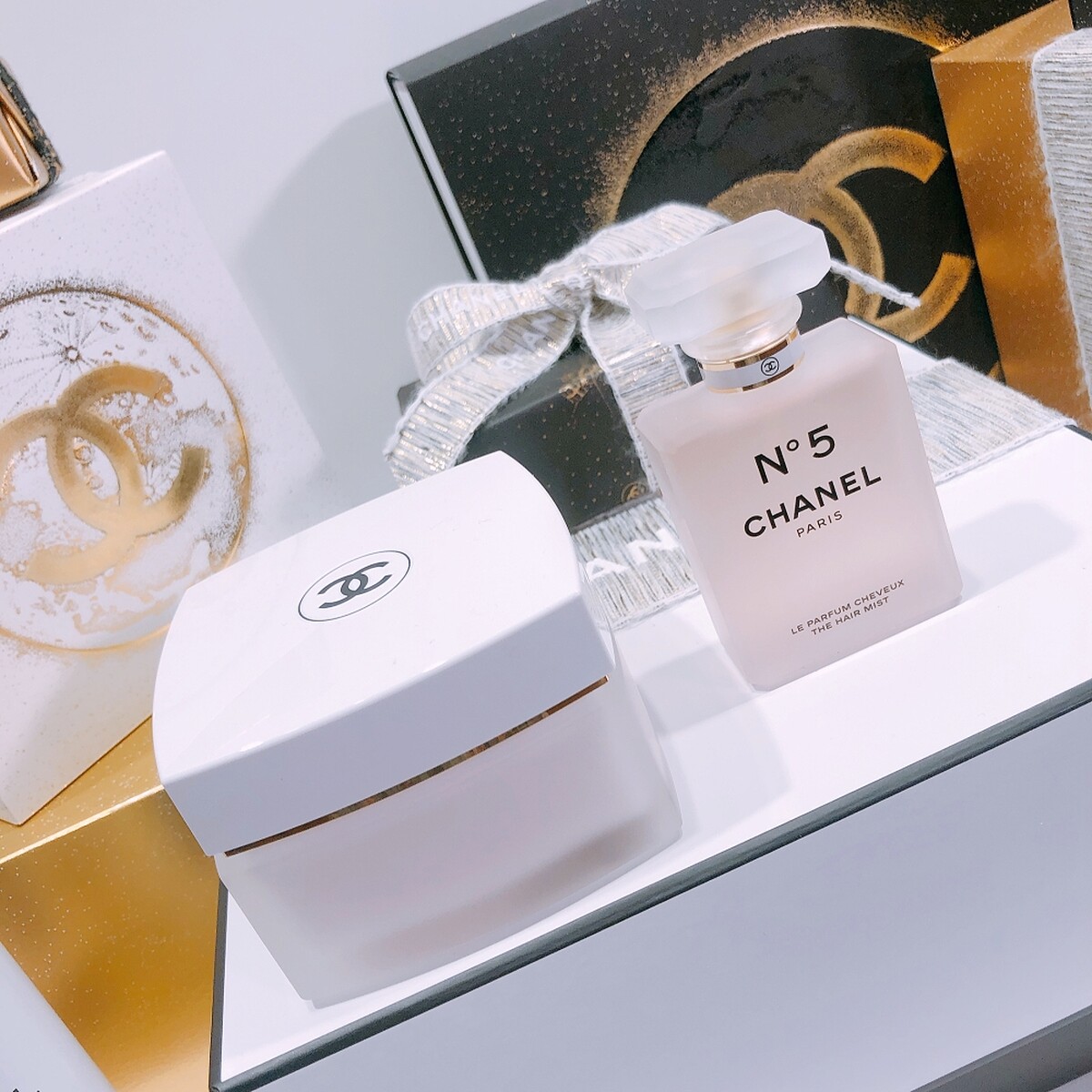 CHANEL香奈兒N&deg;5潤澤身體乳霜、N&deg;5隔離髮香霧