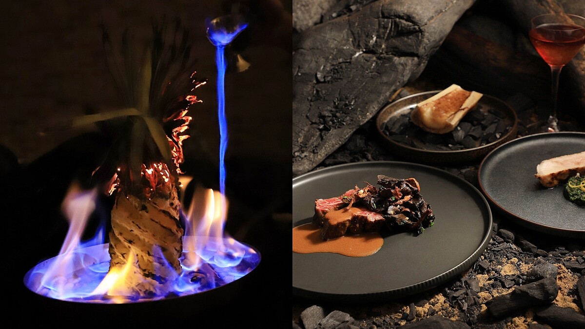 「全台最會玩火的男人」下台南了！客座台南晶英酒店推全新菜單、桌邊「玩火」…視覺、味覺大驚艷