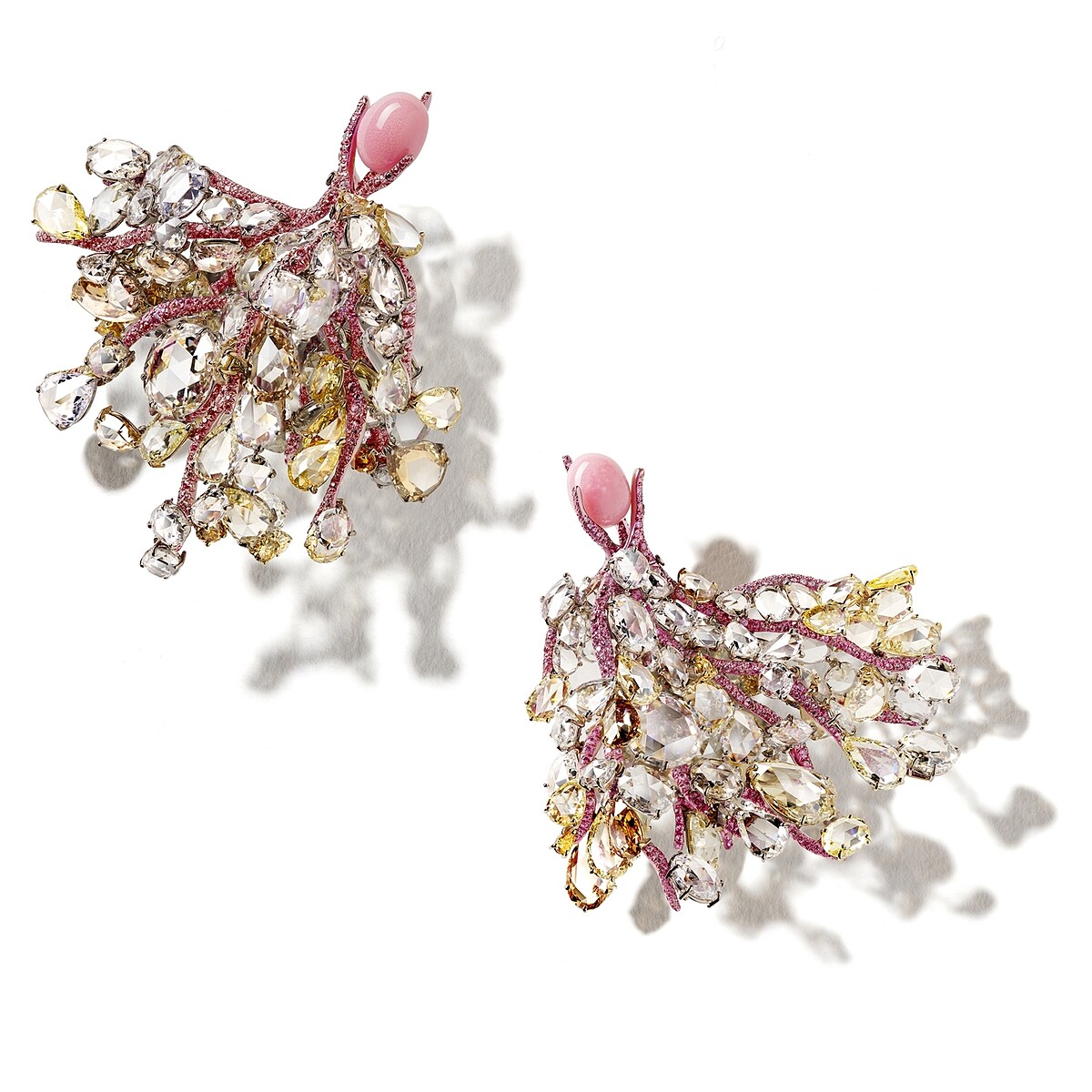 2020 Black Label Masterpiece 大師系列 V 孔克珠奇蹟瀑布耳環