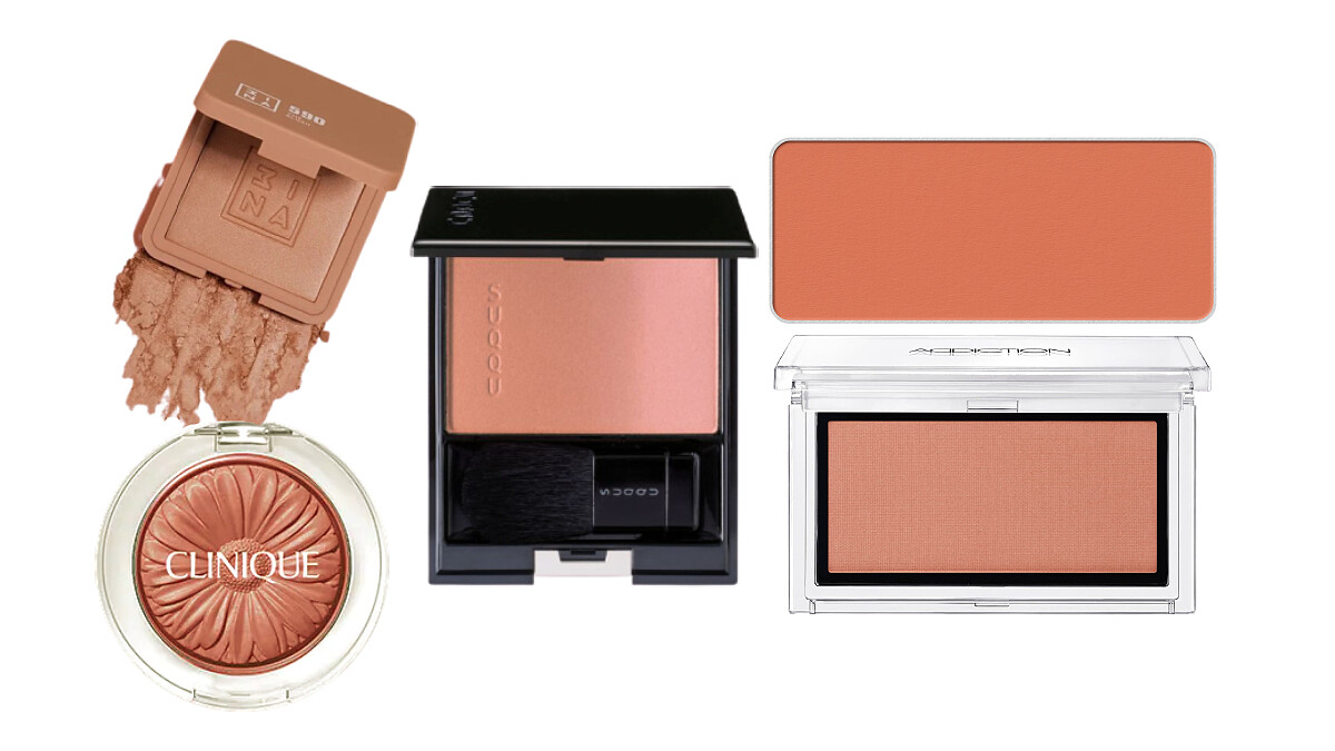 2020秋冬腮紅推薦：ADDICTION、植村秀、SUQQU、3INA、倩碧，5款經典小臉系土橘棕頰彩！
