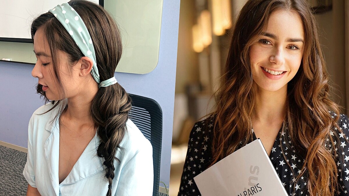 艾蜜莉在巴黎法式浪漫捲崛起！2020秋冬髮型必備：編髮、髮帶，自己就能輕鬆造型！