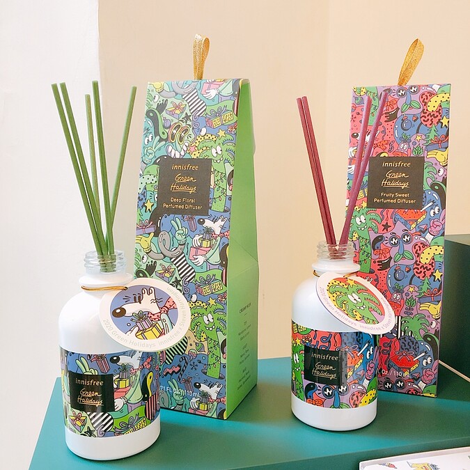innisfree 2020綠色聖誕居室純粹香頌。